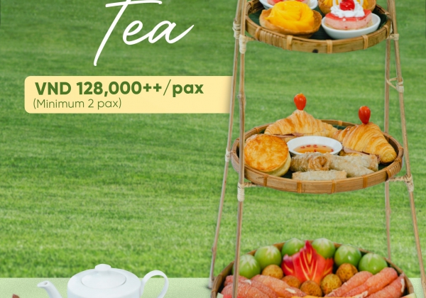Relish an attractive afternoon tea set at The Pearl Hoi An